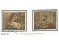 1969. Άγιος Μαρίνος. Πίνακες του Donato Bramante.