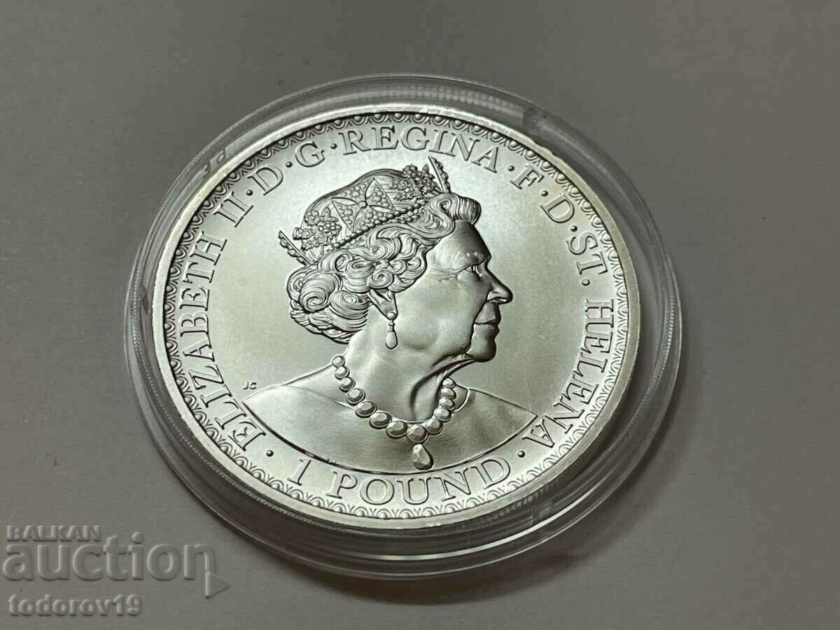 Delivery of 1 oz Silver Una and the Lion - ost. St. Elena 2022 Delivery of 1 oz Silver Una and the Lion - ost. St. Elena 2022