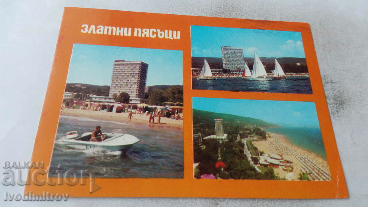Postcard Golden Sands Collage