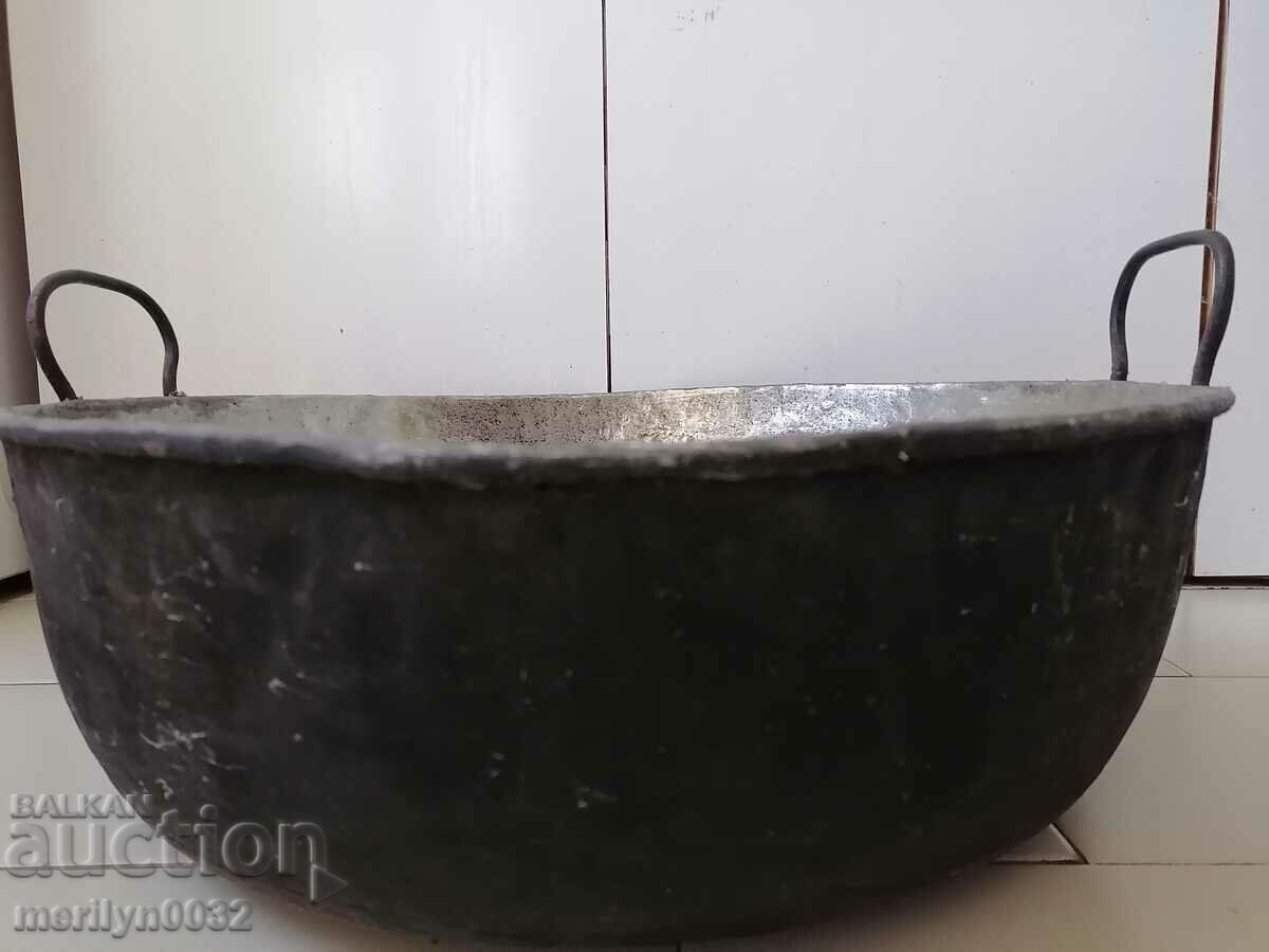 Auction Old copper tray for lutenica majun jam LARGE copper Auction Old copper tray for lutenica majun jam LARGE copper