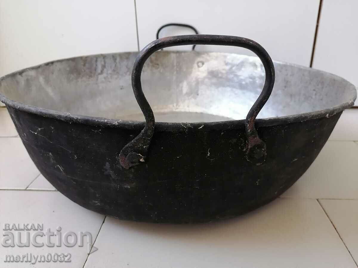 Old copper tray for lutenica majun jam LARGE copper - 6 Old copper tray for lutenica majun jam LARGE copper - 6