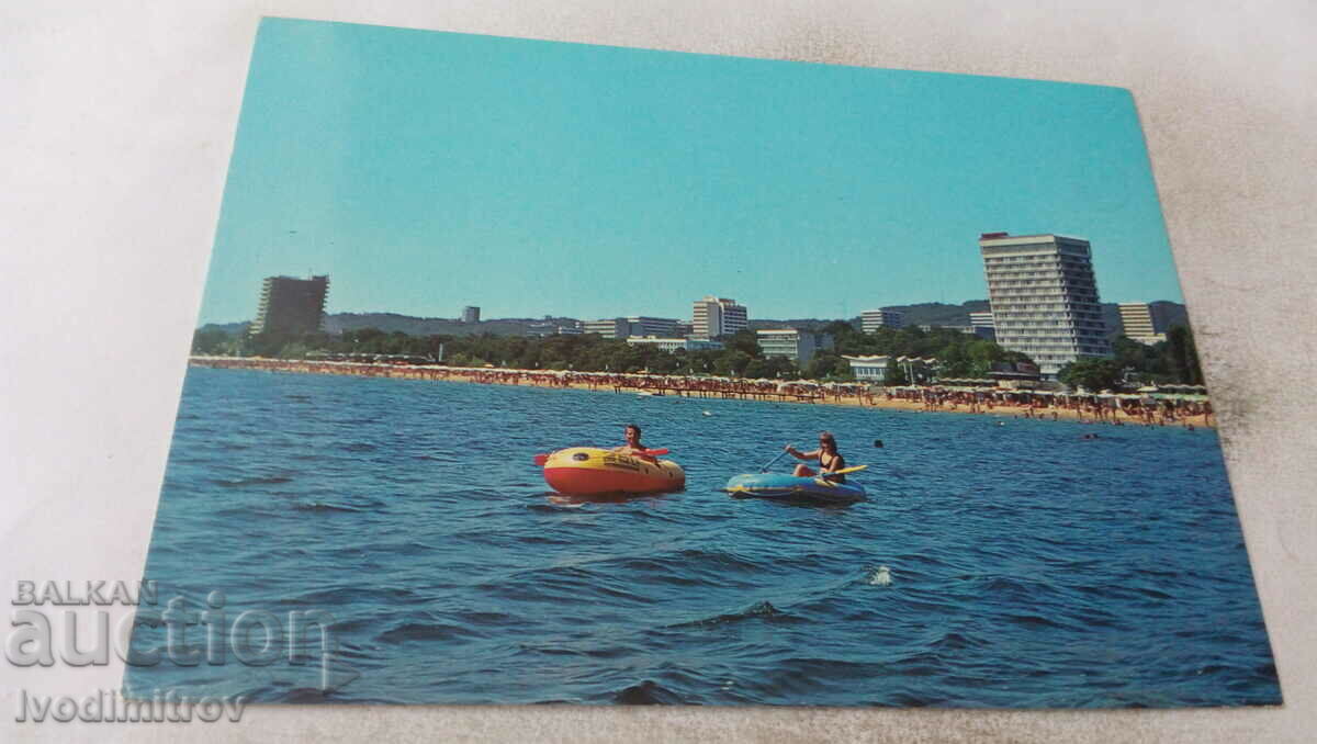Postcard Golden Sands 1976
