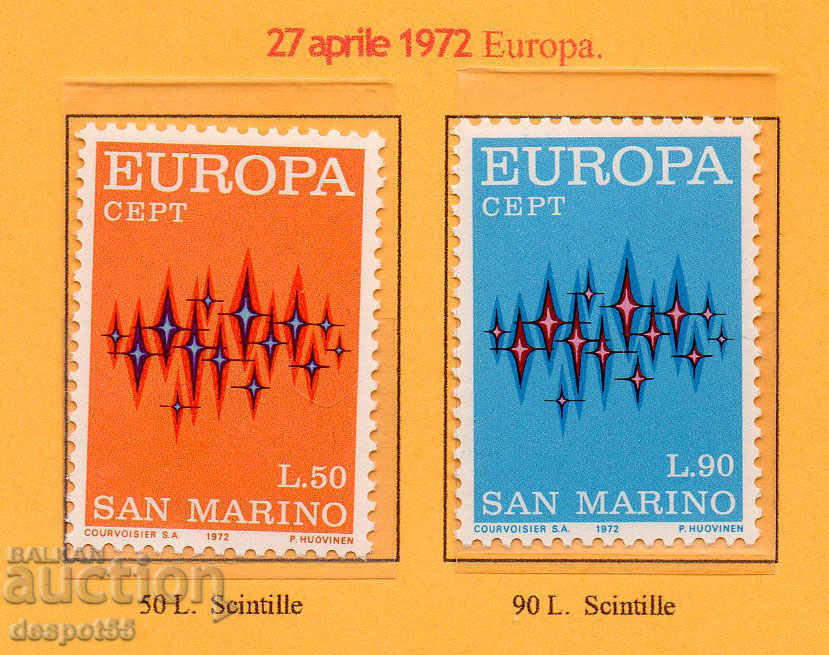 1972. Сан Марино. Европа.