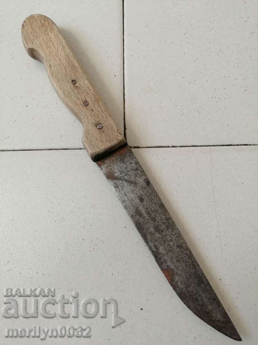 An old kitchen knife blade with the stamp SHIPKA - 5 An old kitchen knife blade with the stamp SHIPKA - 5