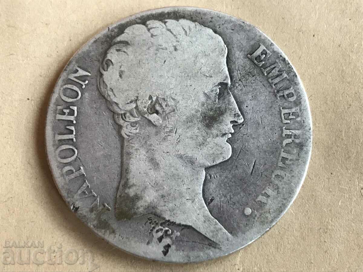 France 5 franc year 13 1804 Paris Napoleon Bonaparte silver France 5 franc year 13 1804 Paris Napoleon Bonaparte silver
