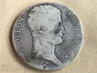 Франция 5 франка год.13 1804 Париж Наполеон Бонапарт сребро