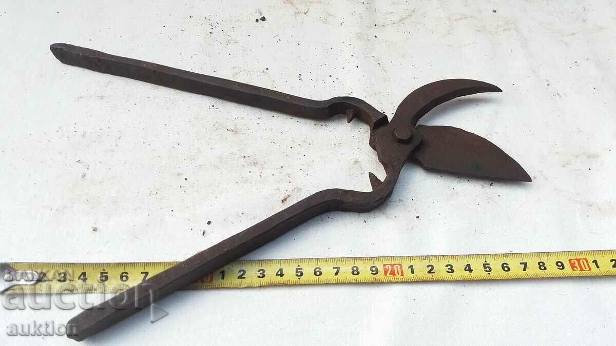 SOLID FORGED RENAISSANCE VINE CUTTING SCISSORS - 7 SOLID FORGED RENAISSANCE VINE CUTTING SCISSORS - 7