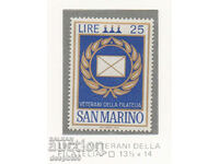 1972. San Marino. Onorarea veteranilor de filatelie.
