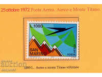 1972. Сан Марино. Въздушна поща.