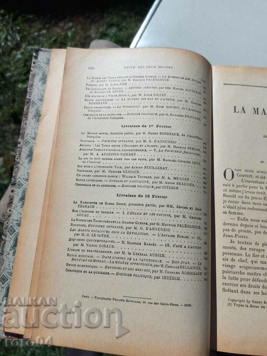 REVUE des DEUX MONDES - 6 REVUE des DEUX MONDES - 6