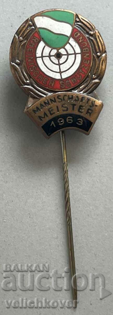 33264 West Germany badge racing sport shooting 1963