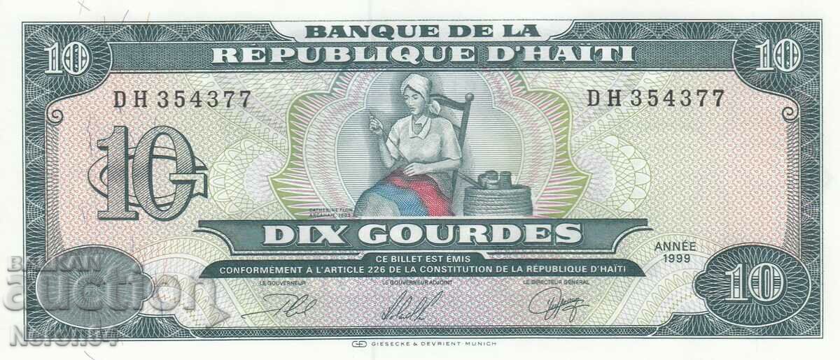 10 Gourde 1999, Αϊτή