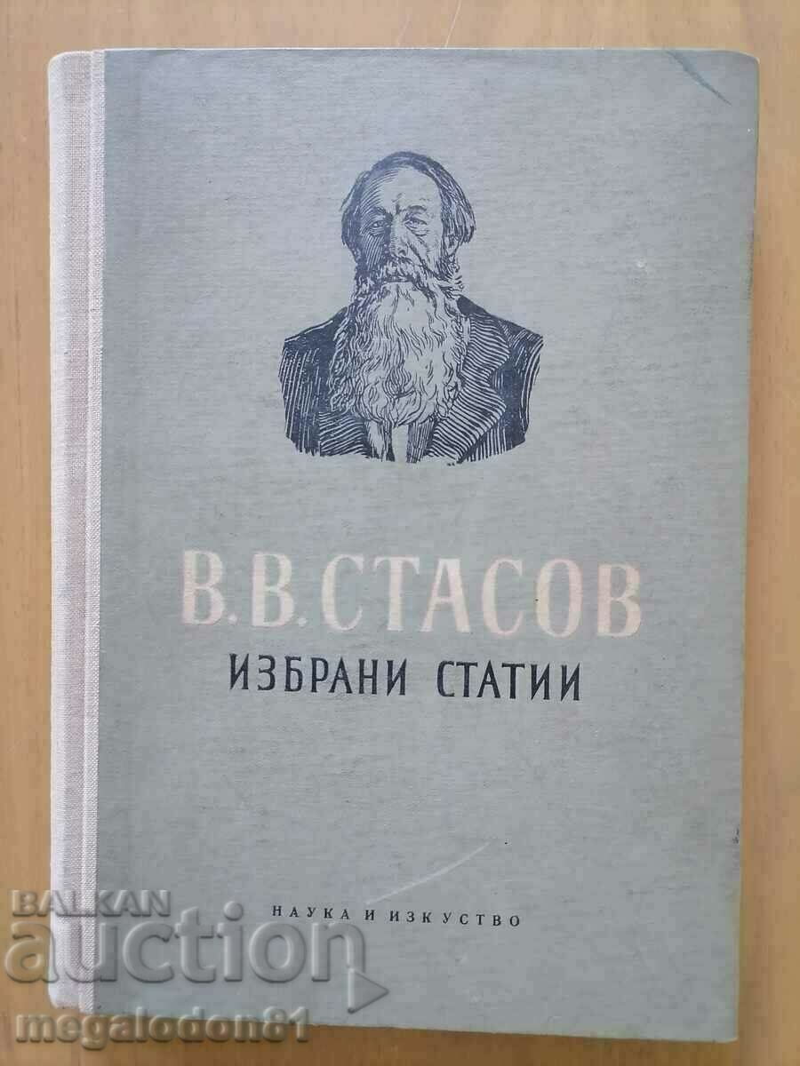 V.V. Stasov - selected articles