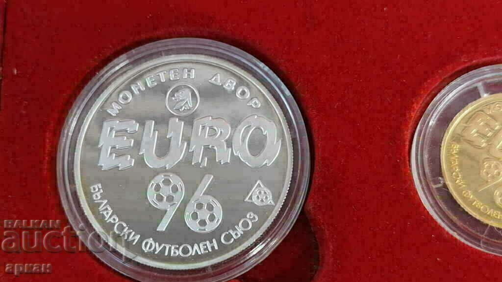 set of coins Hristo Stoichkov ..gold and two silver 1996 - 6 set of coins Hristo Stoichkov ..gold and two silver 1996 - 6