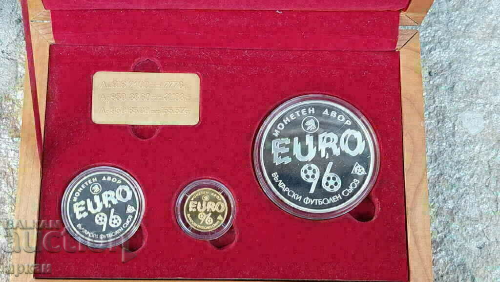 set of coins Hristo Stoichkov ..gold and two silver 1996 - 7 set of coins Hristo Stoichkov ..gold and two silver 1996 - 7