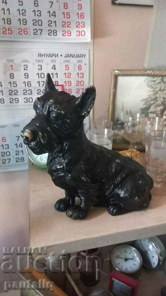 LOT OF HUNTING DOG METAL STATUETTE - 5 LOT OF HUNTING DOG METAL STATUETTE - 5