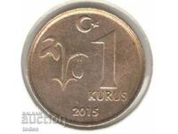 Τουρκία-1 Kuruş-2015-KM# 1239