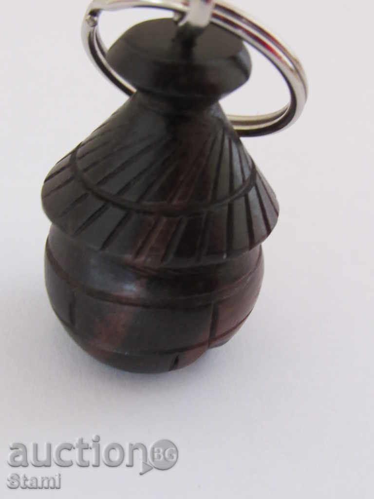 Auction  Ebony-mouse keychain, see price