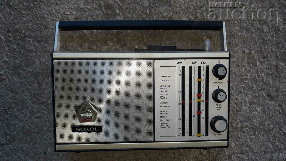 retro RADIO "SOKOL 308" SOKOL MADE IN USSR