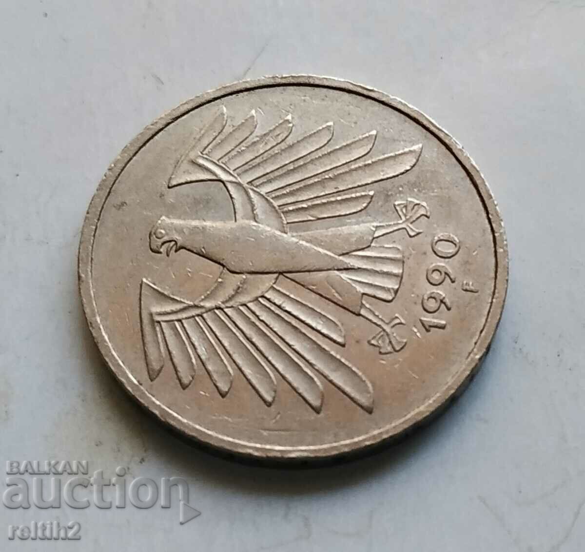 5 stamps Germany 1990 - 6 5 stamps Germany 1990 - 6