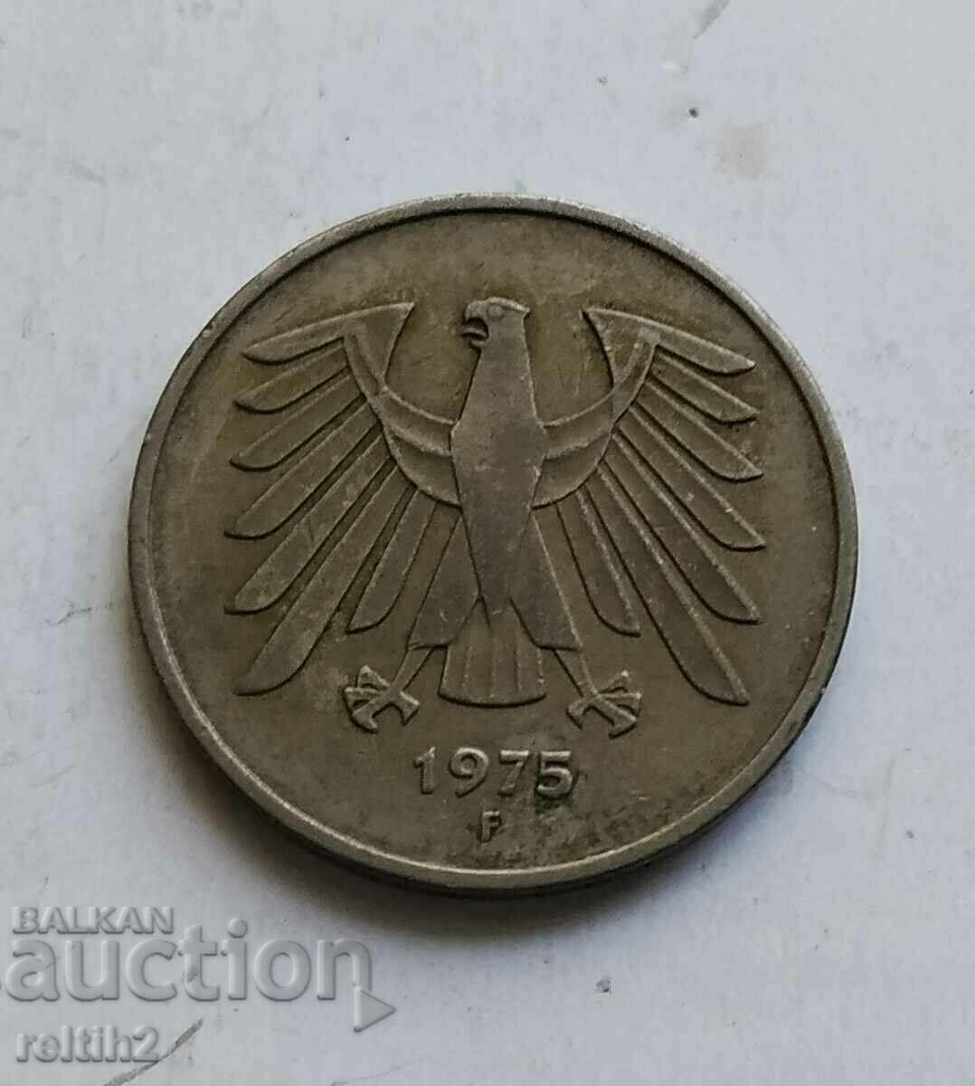 5 γραμματόσημα Γερμανία 1975