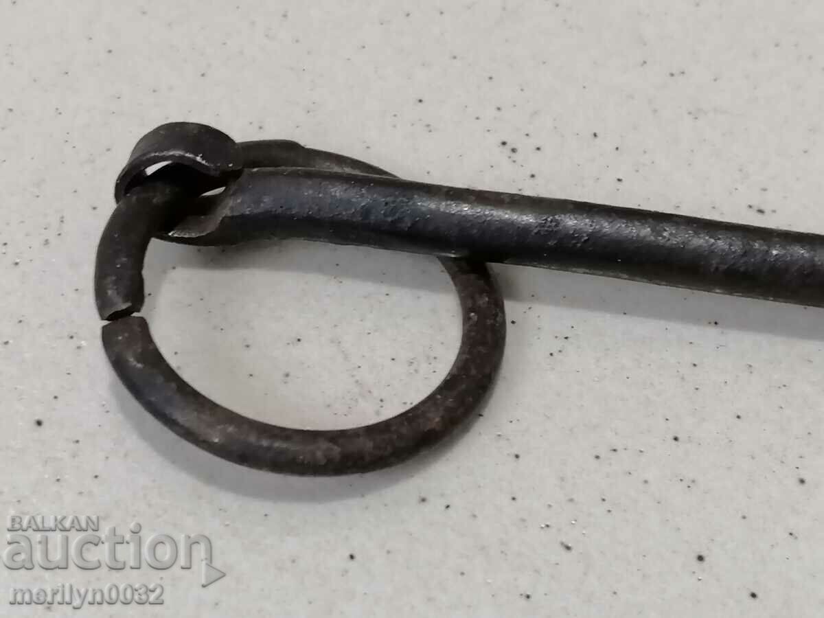 Rye for stove and fireplace, wrought iron, dilaf, - 6