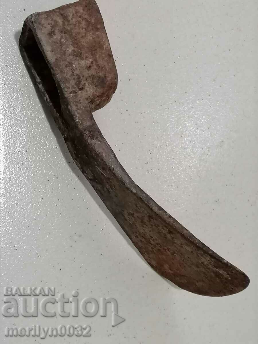 Forged chap, hoe, agricultural instrument, wrought iron - 7 Forged chap, hoe, agricultural instrument, wrought iron - 7