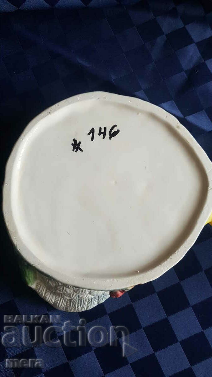 Large porcelain soup bowl - Duck with duckling - 5 Large porcelain soup bowl - Duck with duckling - 5