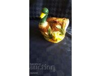 Large porcelain soup bowl - Duck with duckling