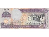 50 pesos 2002, Dominican Republic