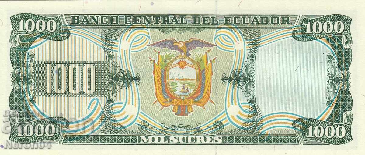 1000 Sucre 1988, Ecuador cu preț 27.99 BGN | € 14.31