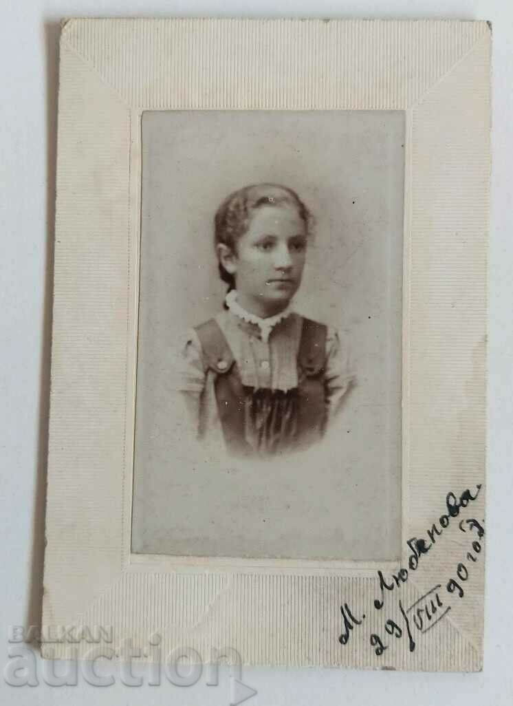 1890 OLD PHOTO PHOTO CARDBOARD