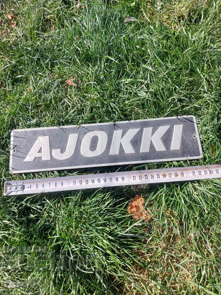 SIGN - FLIGHT - ALUMINUM with price 32.00 BGN | € 16.36 SIGN - FLIGHT - ALUMINUM with price 32.00 BGN | € 16.36