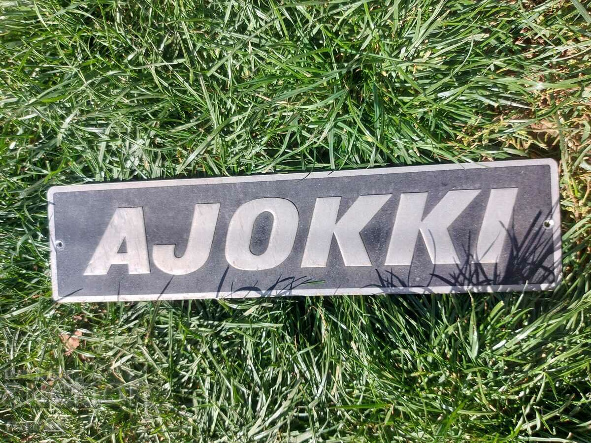 Delivery of SIGN - FLIGHT - ALUMINUM