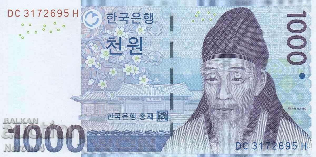 1000 Won 2007, Νότια Κορέα