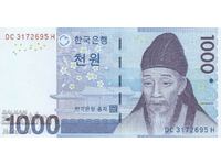 1000 Won 2007, South Korea