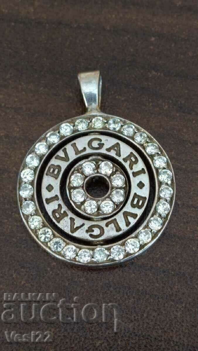 Bvlgari silver pendant