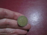 1950 anul 10 pfennig litera G