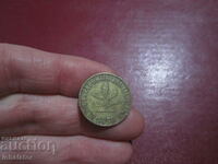 1950 year 10 pfennig letter D
