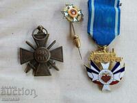Foreign orders and badge