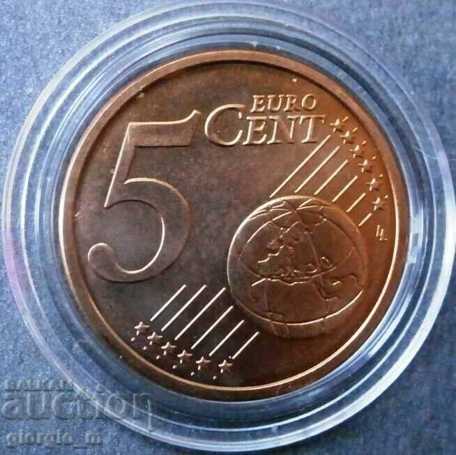 Германия 5 Евроцента  2002