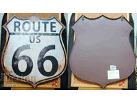 Metal Sign ROUTE 66 US