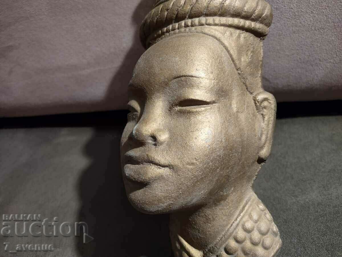 Auction Figure - African woman, statue, statuette, Deco, 23.10.2022 Auction Figure - African woman, statue, statuette, Deco, 23.10.2022