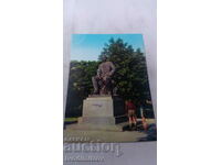Postcard Sofia The monument of Ivan Vazov