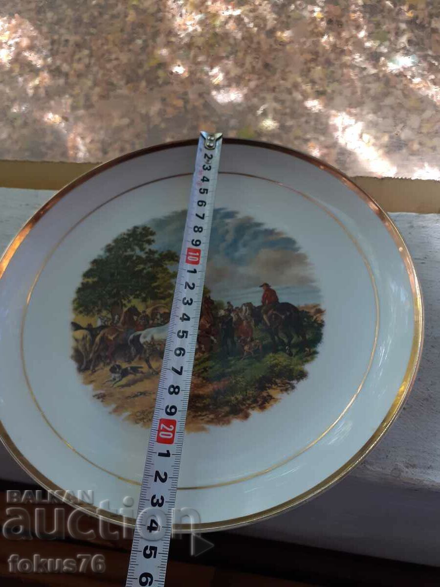 Old porcelain Greece collectible plate - 6 Old porcelain Greece collectible plate - 6