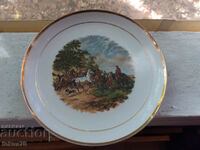 Old porcelain Greece collectible plate