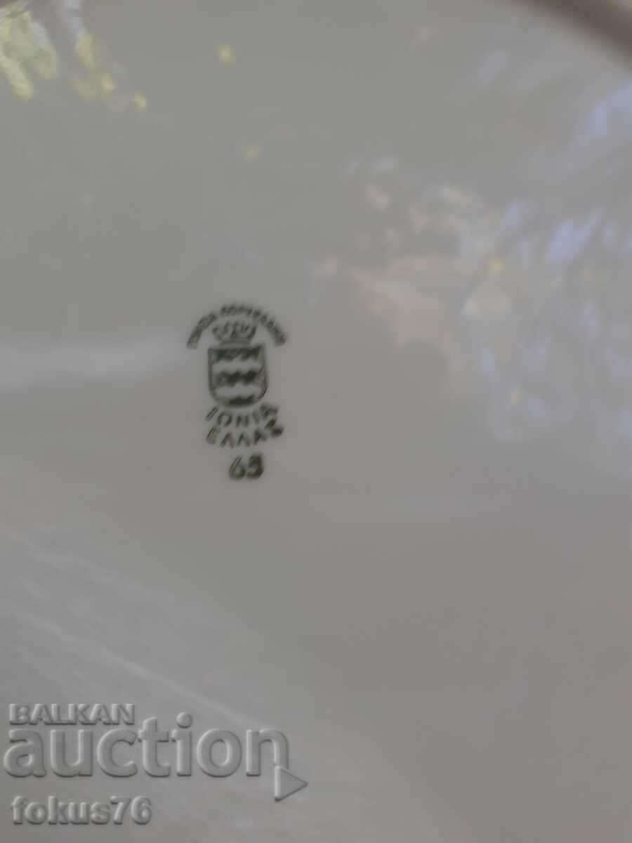 Παράδοση Παλιά πορσελάνινη Ελλάδα συλλεκτικό πιάτο IONIA Παράδοση Παλιά πορσελάνινη Ελλάδα συλλεκτικό πιάτο IONIA