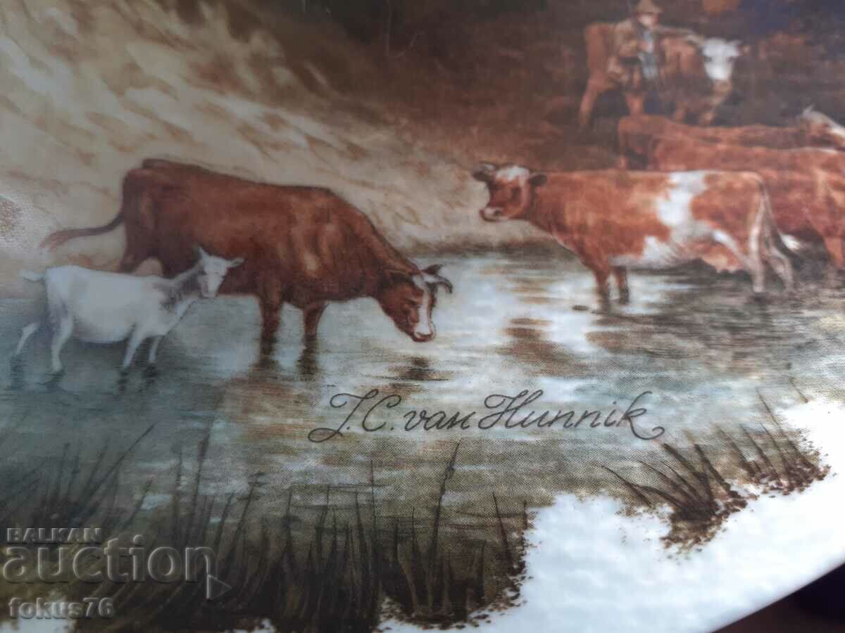 Auction Old porcelain Greece collectible plate IONIA Auction Old porcelain Greece collectible plate IONIA