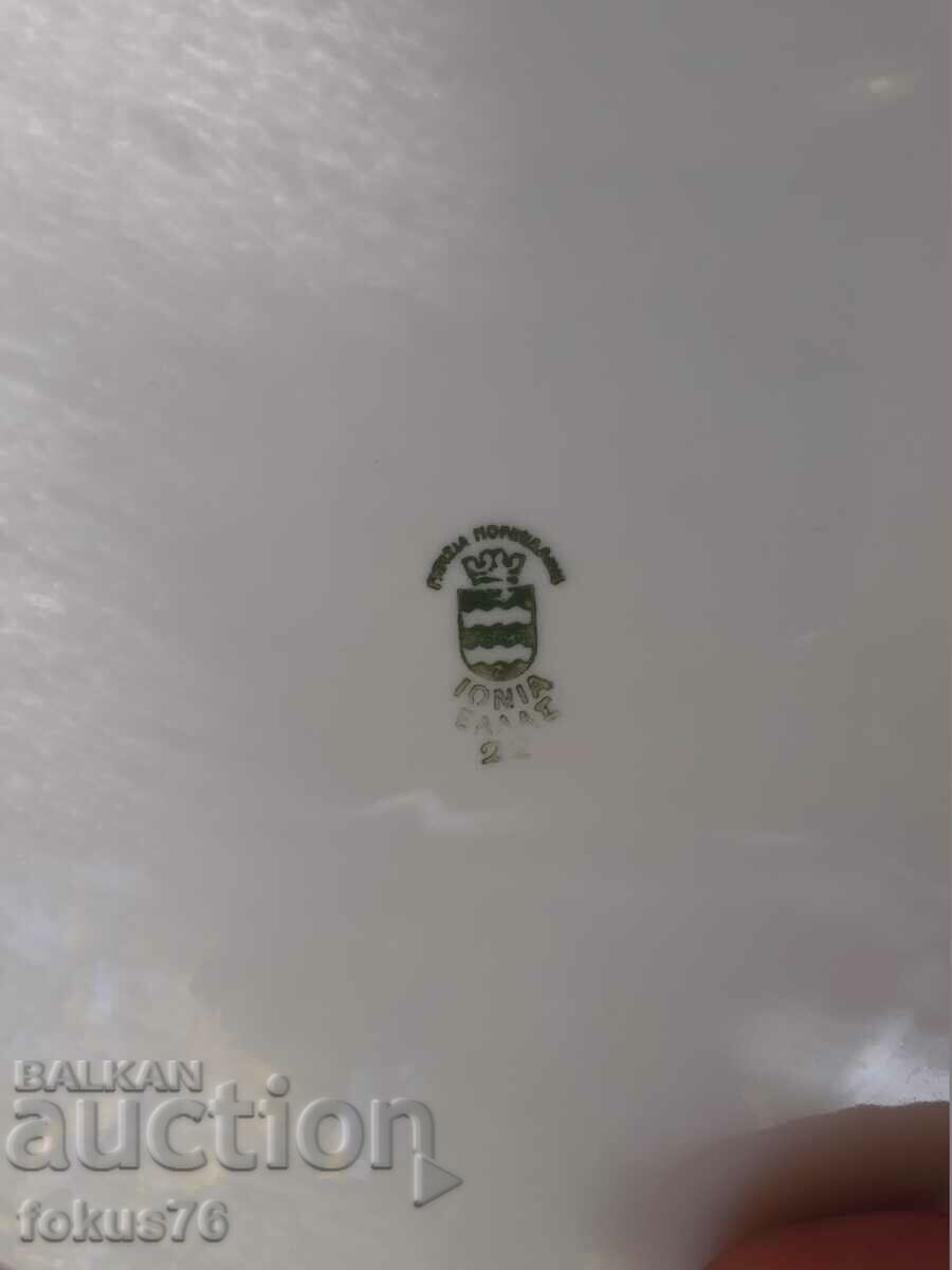 Delivery of Old porcelain Greece collectible plate IONIA Delivery of Old porcelain Greece collectible plate IONIA