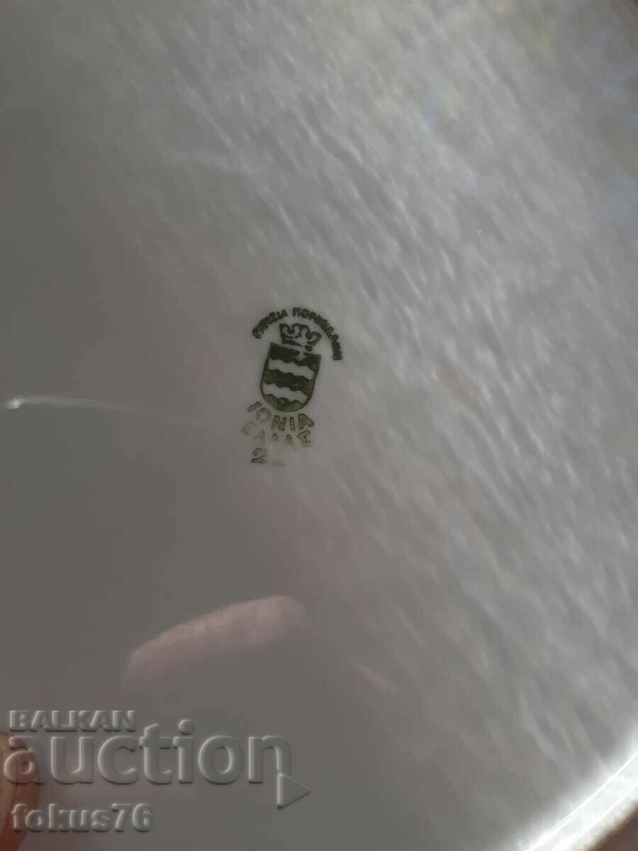 Old porcelain Greece collectible plate IONIA - 5 Old porcelain Greece collectible plate IONIA - 5